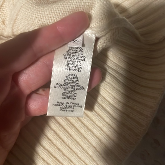 Rebecca Taylor Contrast- Tipped V-Neck Sweater - Picture 6 of 6